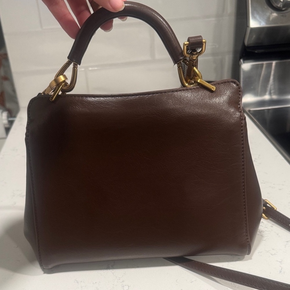 JW PEI - NWOT brown Lucia handbag purse top handle with crossbody - Picture 3 of 5